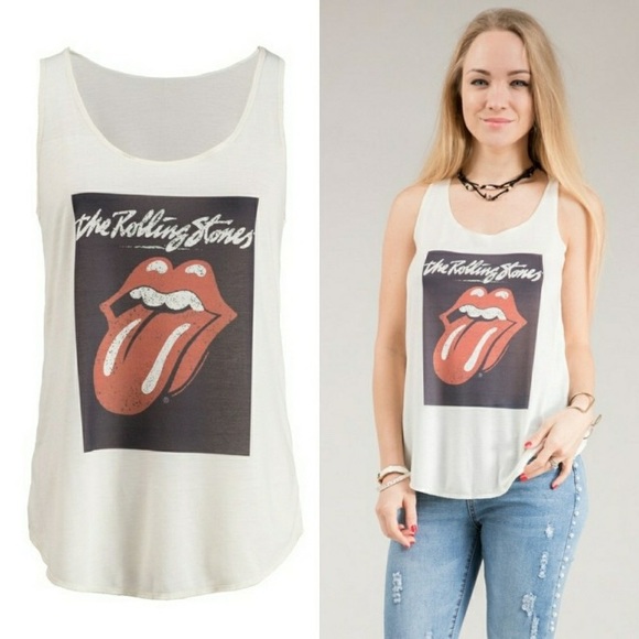 Rolling Stones Graphic Front Tank💥I LEFT💥 - Picture 3 of 7